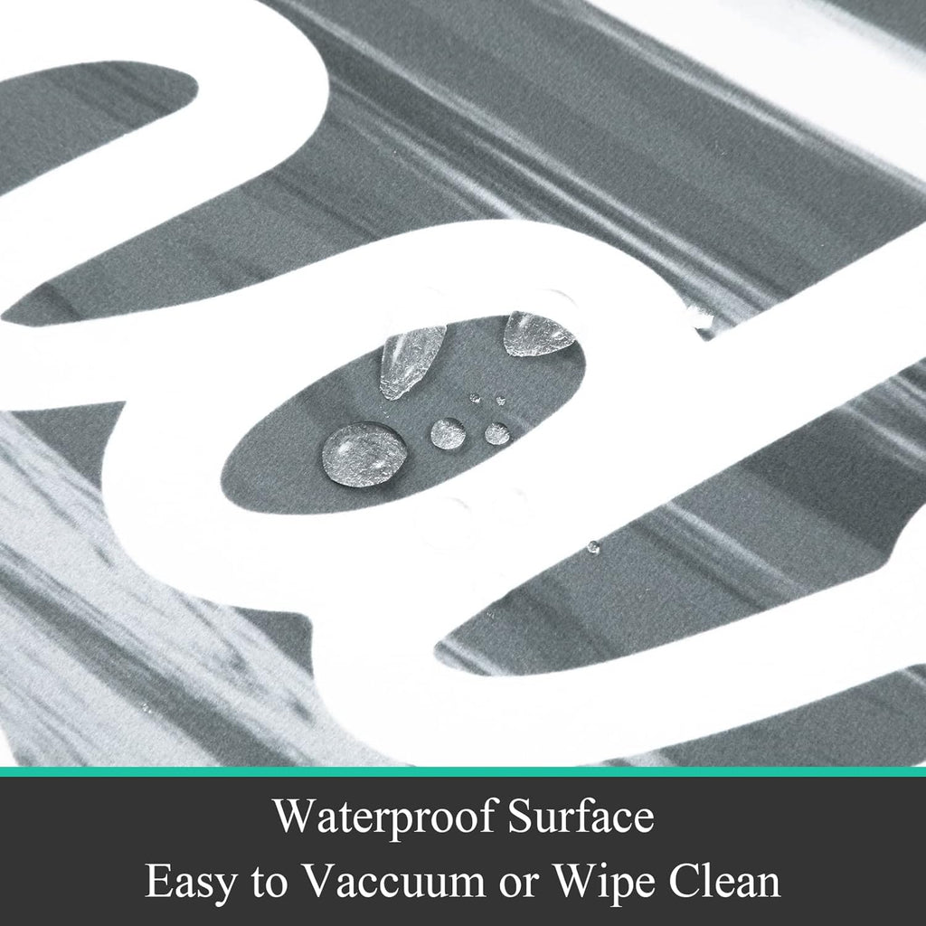 Laundry Room Rug Runner 20"X48" Waterproof Rubber Laundry Mat Non Slip Kitchen Mats for Floor Washable Floor Mat Runner Rug for Farmhouse Mudroom Washroom Bathroom Decor