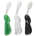 Big Brush BPA Free & ADA Accepted Toothbrush Designed to Improve Gum Health & Reduce Gum Issues - Right Hand - Midnight Sky/ Marble/ Soda Pop Eco Grind - 3 Count (Pack of 1)